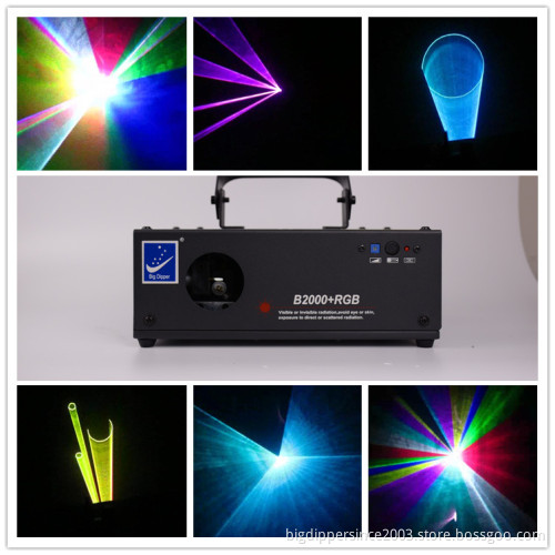 Big Dipper B2000 400mW RGB laser light for DJ Karaoke Ballroom KTV Disco Pub Theater Club Bar Shopping Mall Halloween Christmas